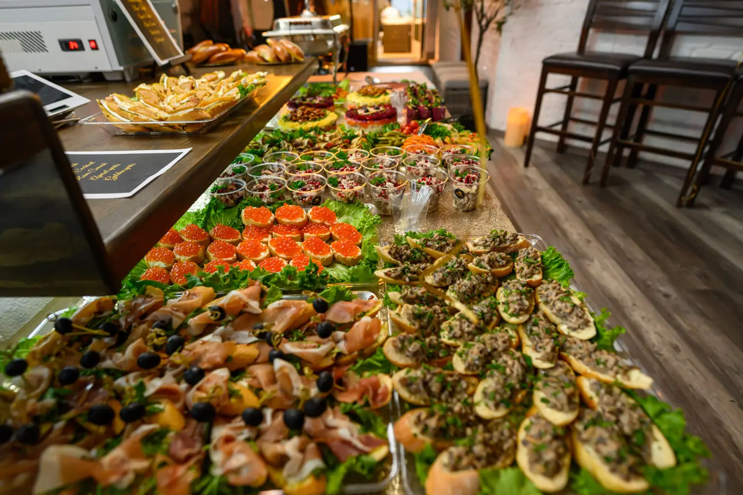 Vibe Café catering selection 1