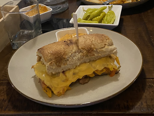 Fresh sandwich served at Vibe